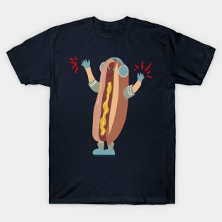 Original Dancing Hot Dog Funny Gift T-Shirt